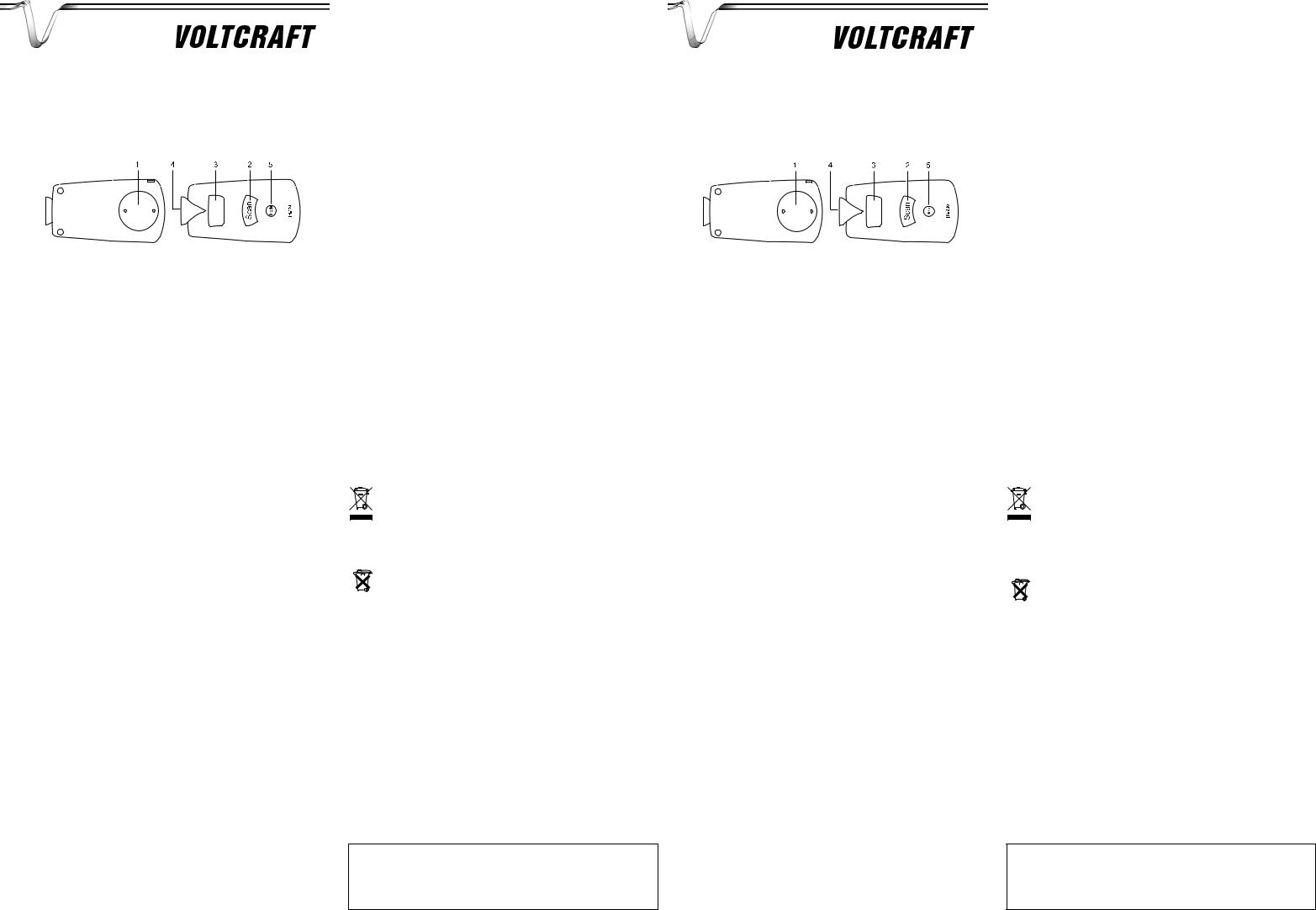 VOLTCRAFT IR 230 User guide