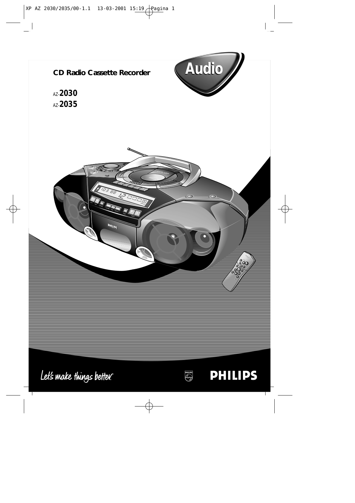 Philips AZ2030 User Manual