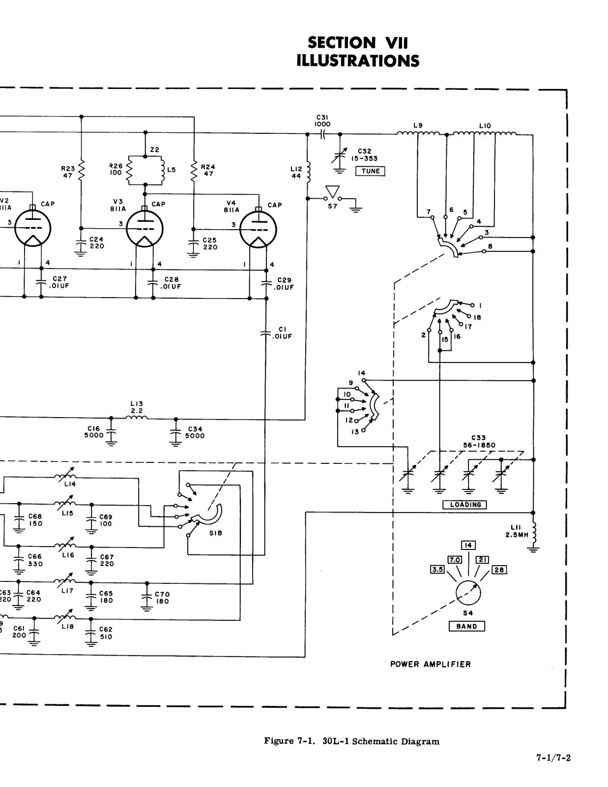 Collins Telecommunications 30L-1 Cirquit Diagram