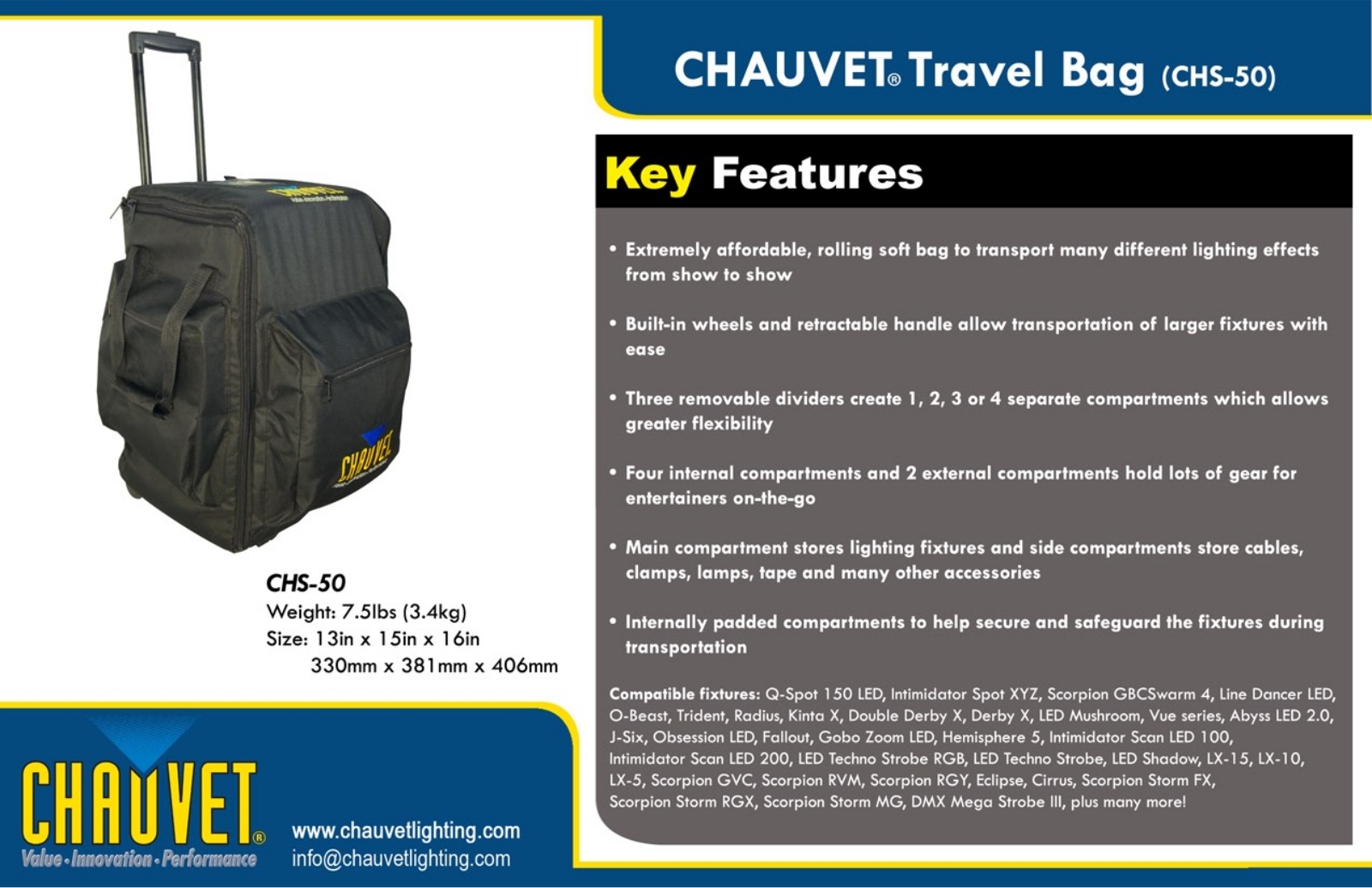 Chauvet CHS-50 User Manual