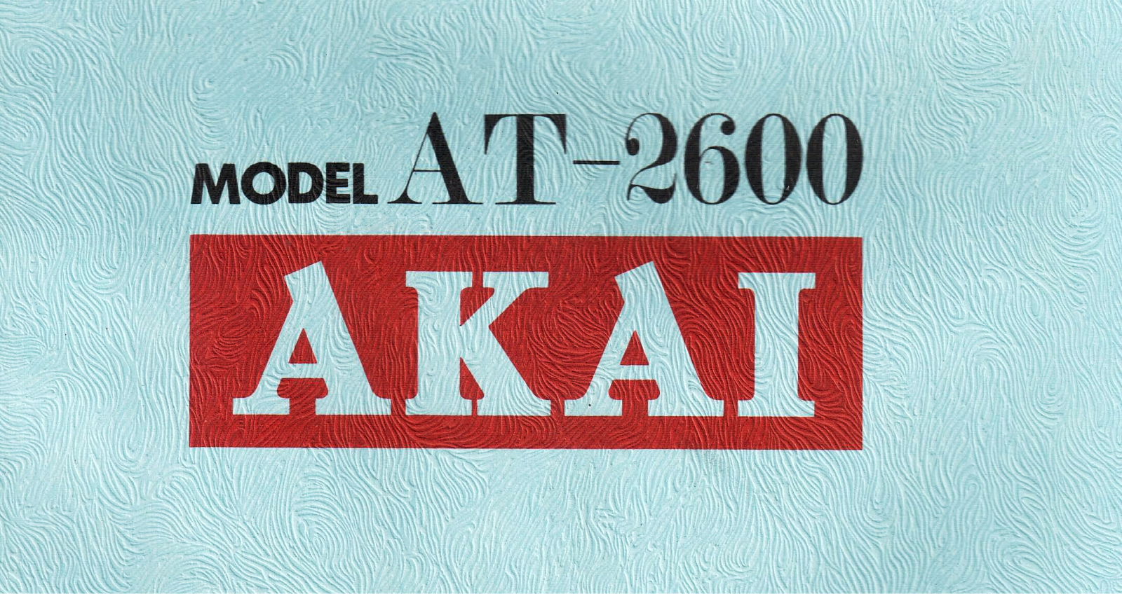 Akai AT-2600 Schematic