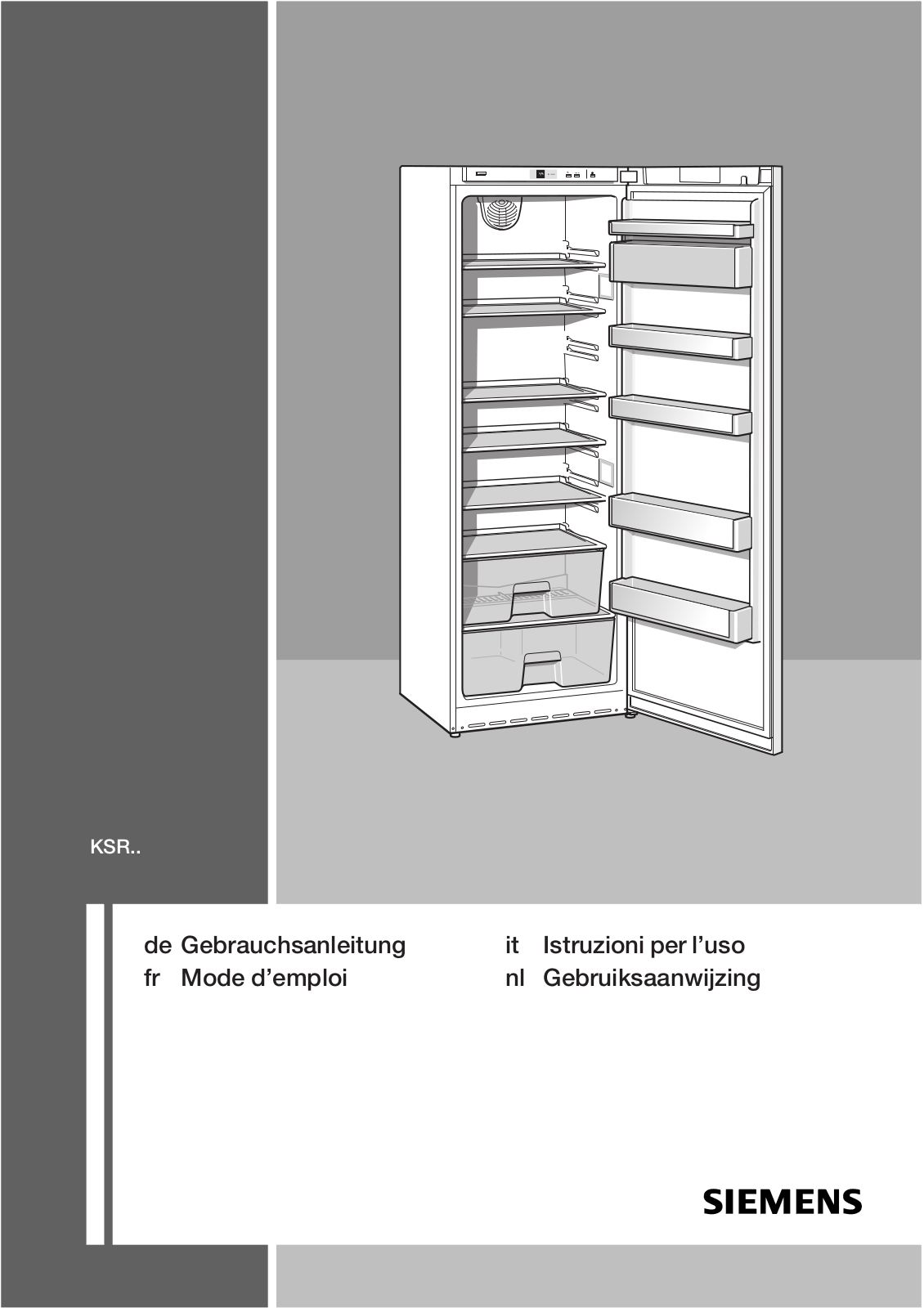 SIEMENS KS38RA91 User Manual