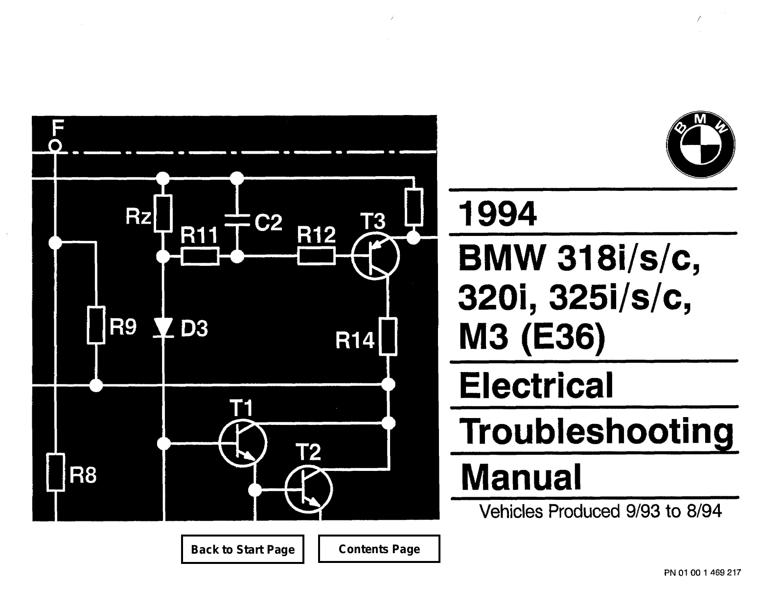 BMW 318is 1994 User Manual