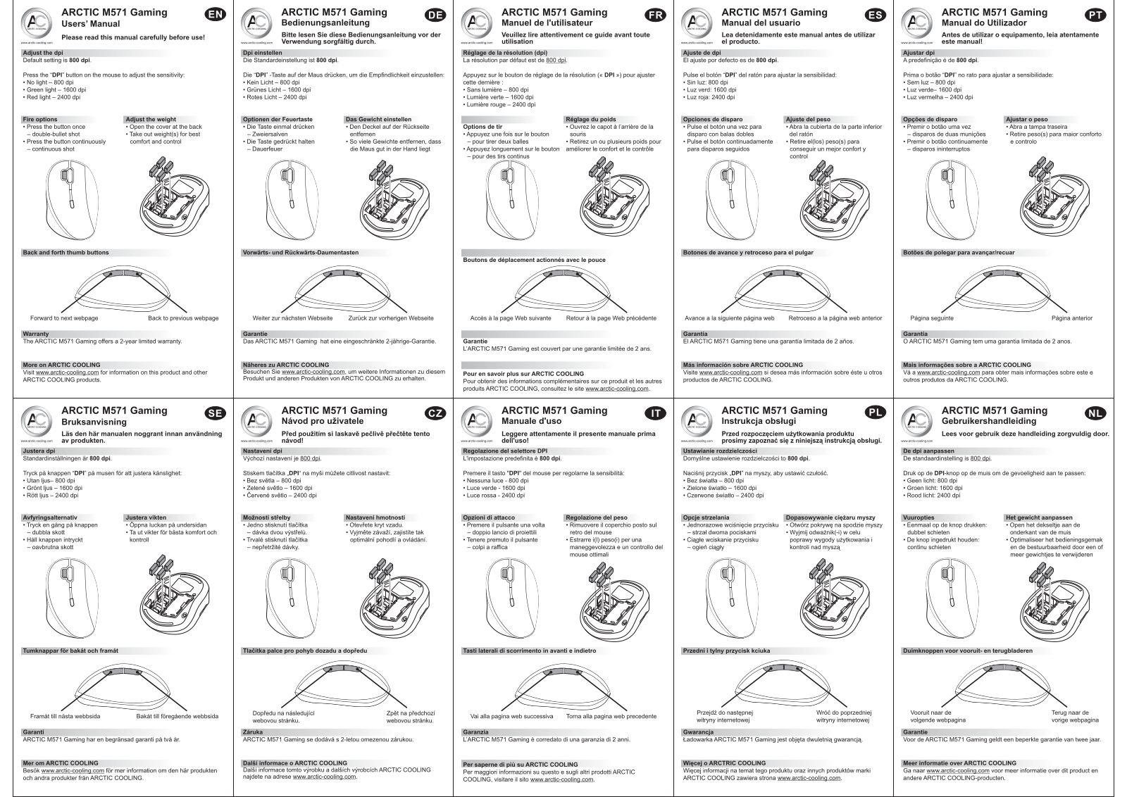 Arctic Cooling M571 User Manual