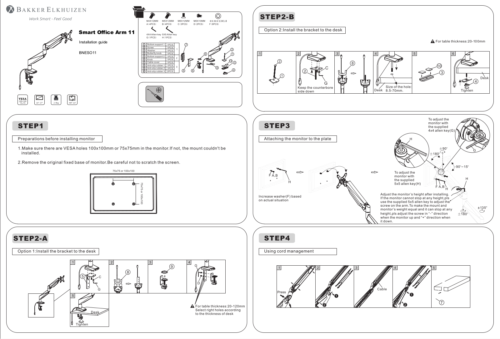 BakkerElkhuizen BNESO11 Installation Guide