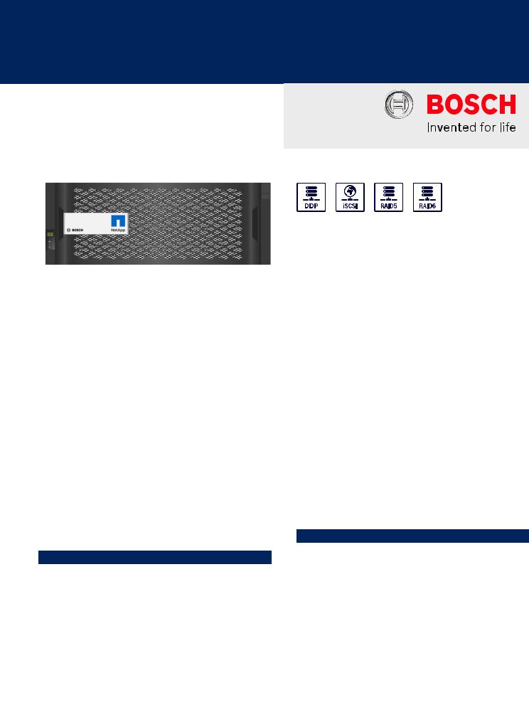Bosch DSA-N6C8XC-60AT, DSX-N6D8XC-60AT Specsheet