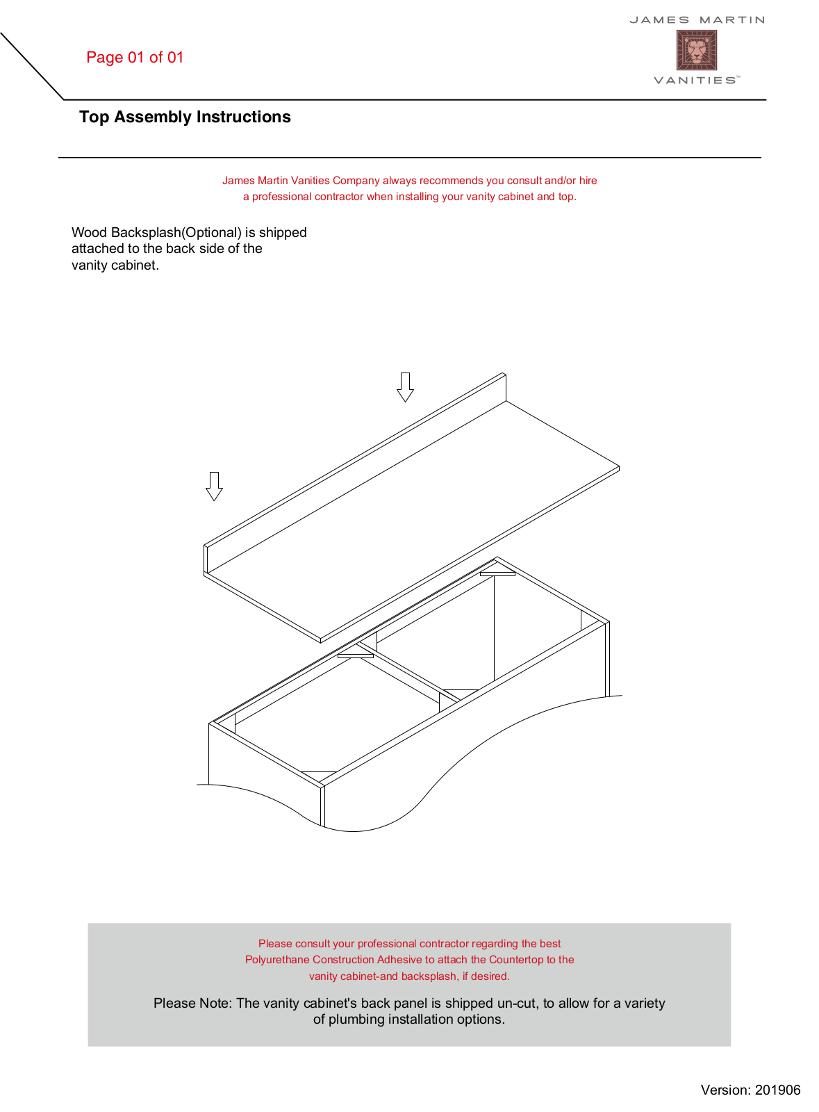 James Martin Furniture JMT12824 Installation & Assembly - ManualMachine.com