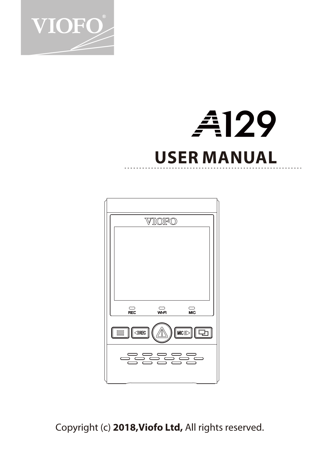 Viofo Technology A129, RM100 User Manual