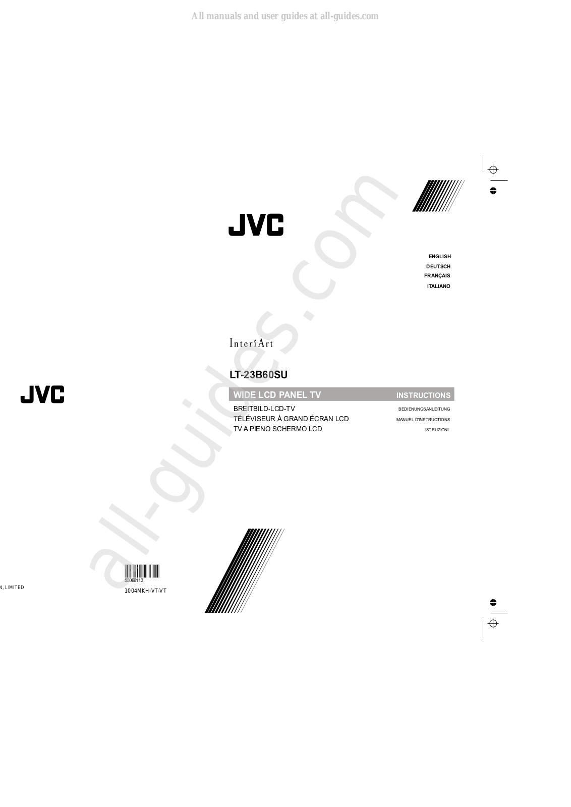 JVC InteriArt LT-23B60SU Instructions Manual - ManualMachine.com