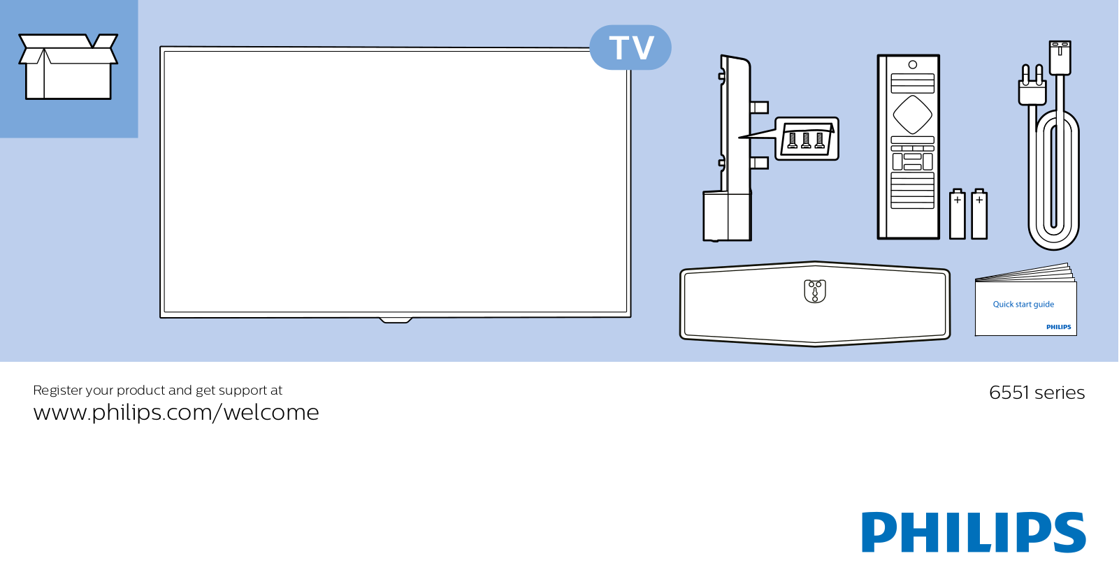 Philips 6551 Getting Started Guide