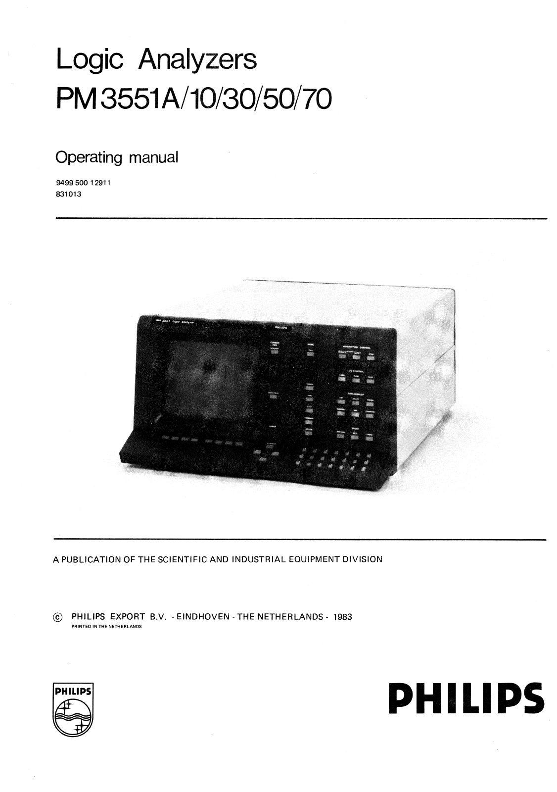 Philips PM3551A User Manual