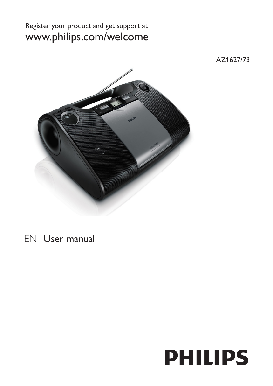 Philips AZ1627-73 User Manual