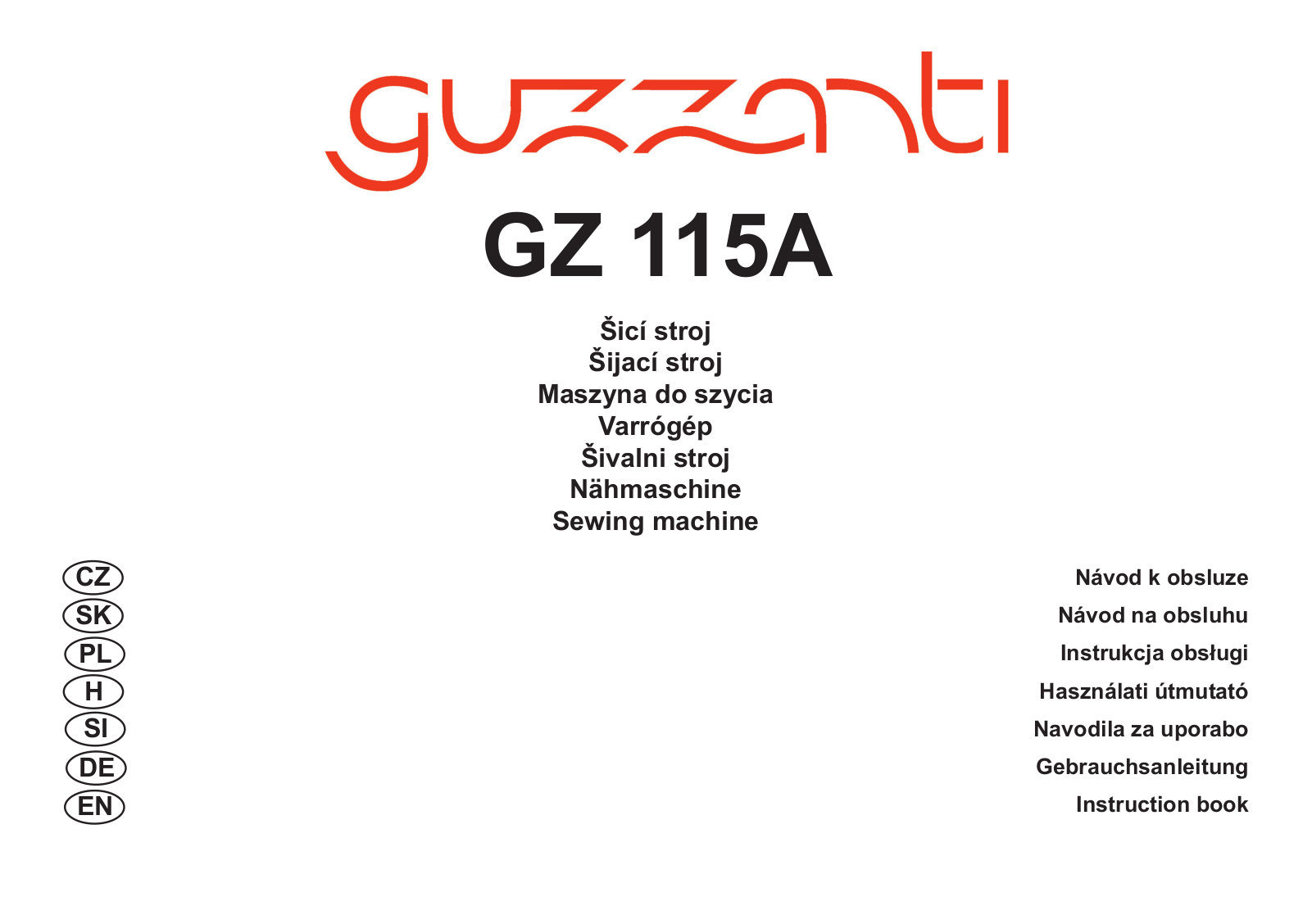 Guzzanti GZ 115A User Manual