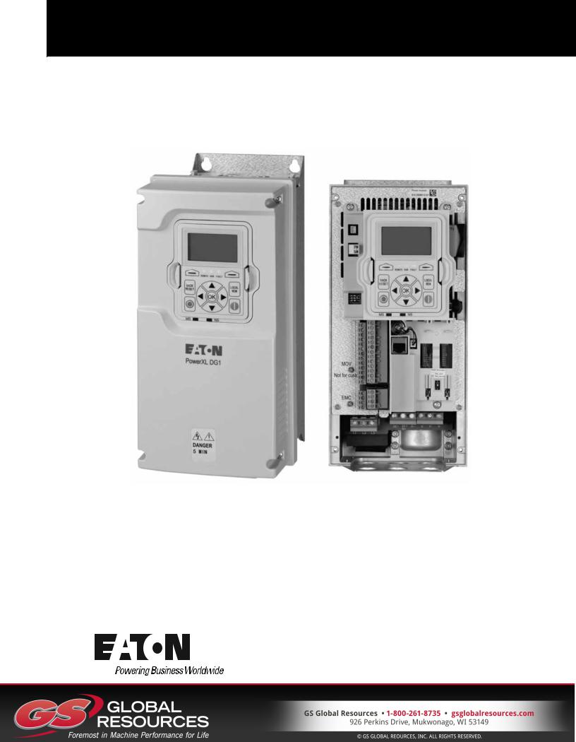 Eaton PowerXL DG1 Installation Manual