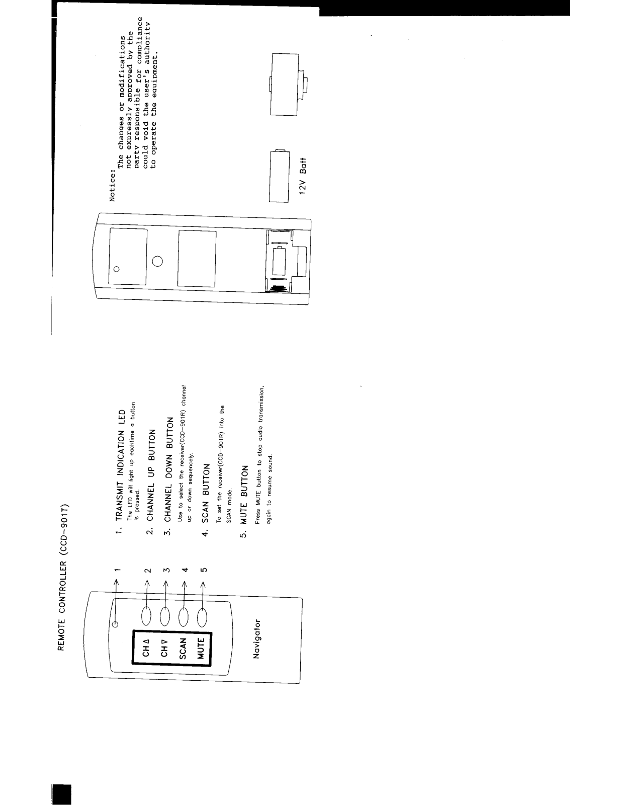 JSW Pacific CCD 901T User Manual