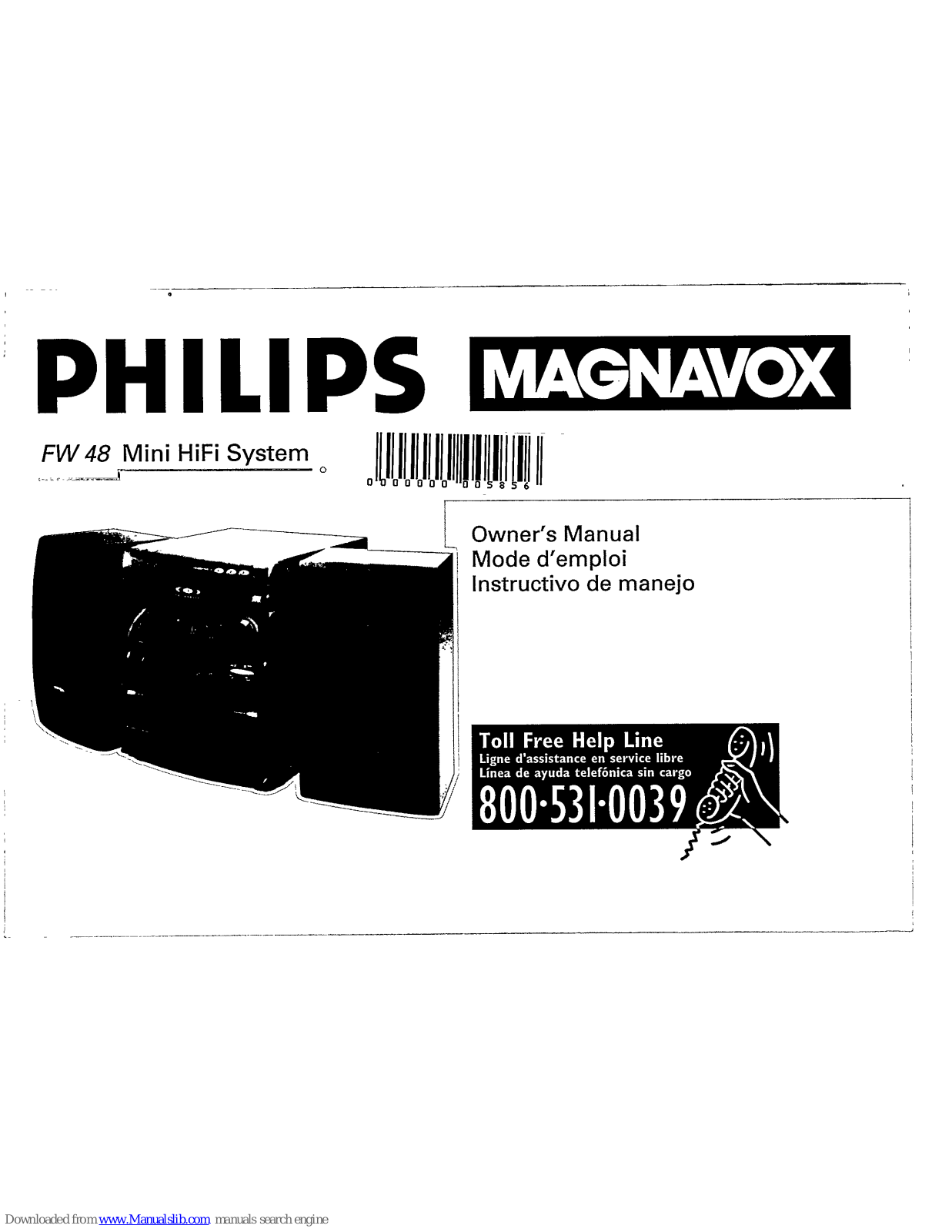 Philips Magnavox FW 48, FW48/37, FW 48 Owner's Manual