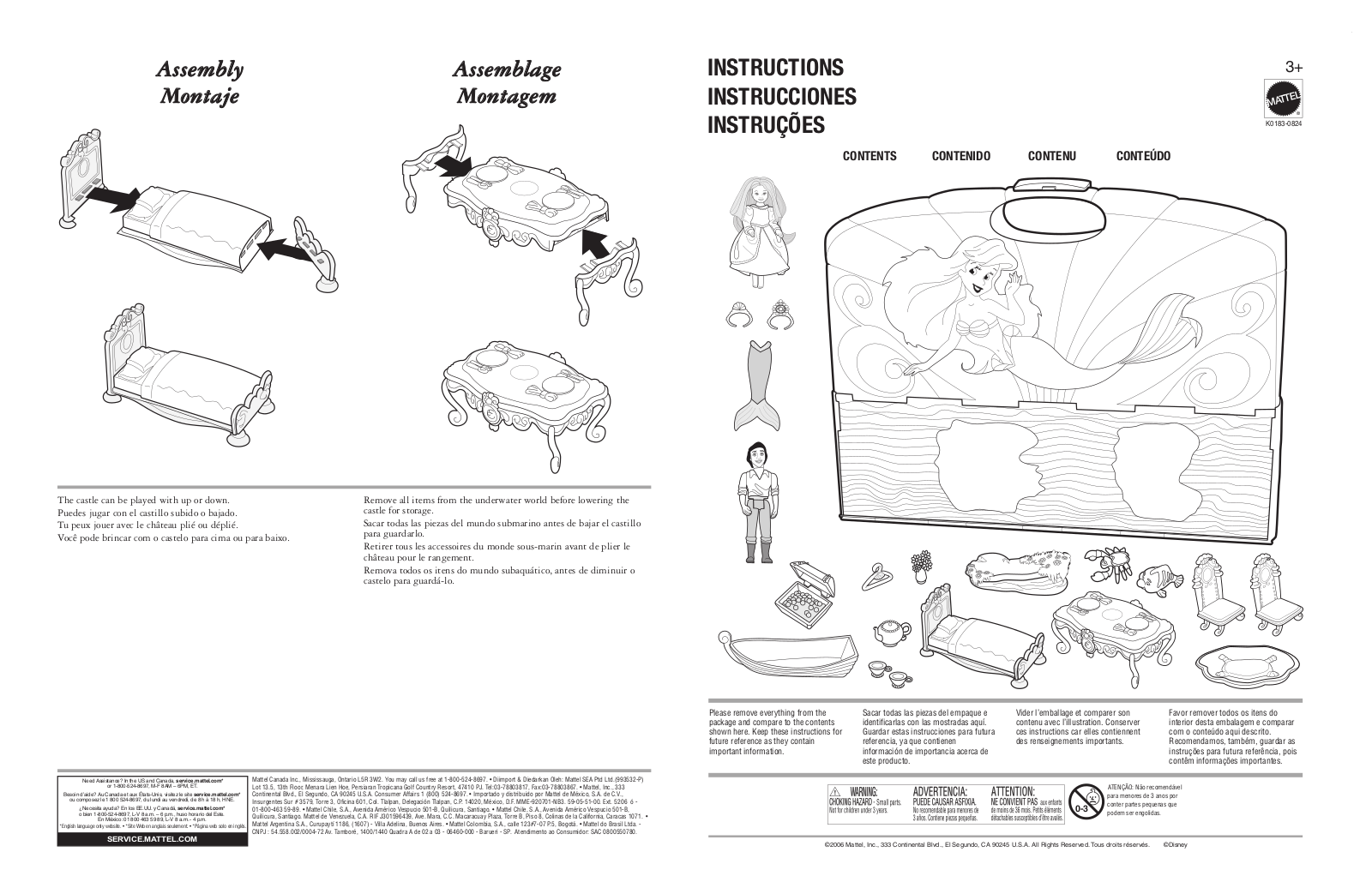 Fisher-Price K0183 Instruction Sheet