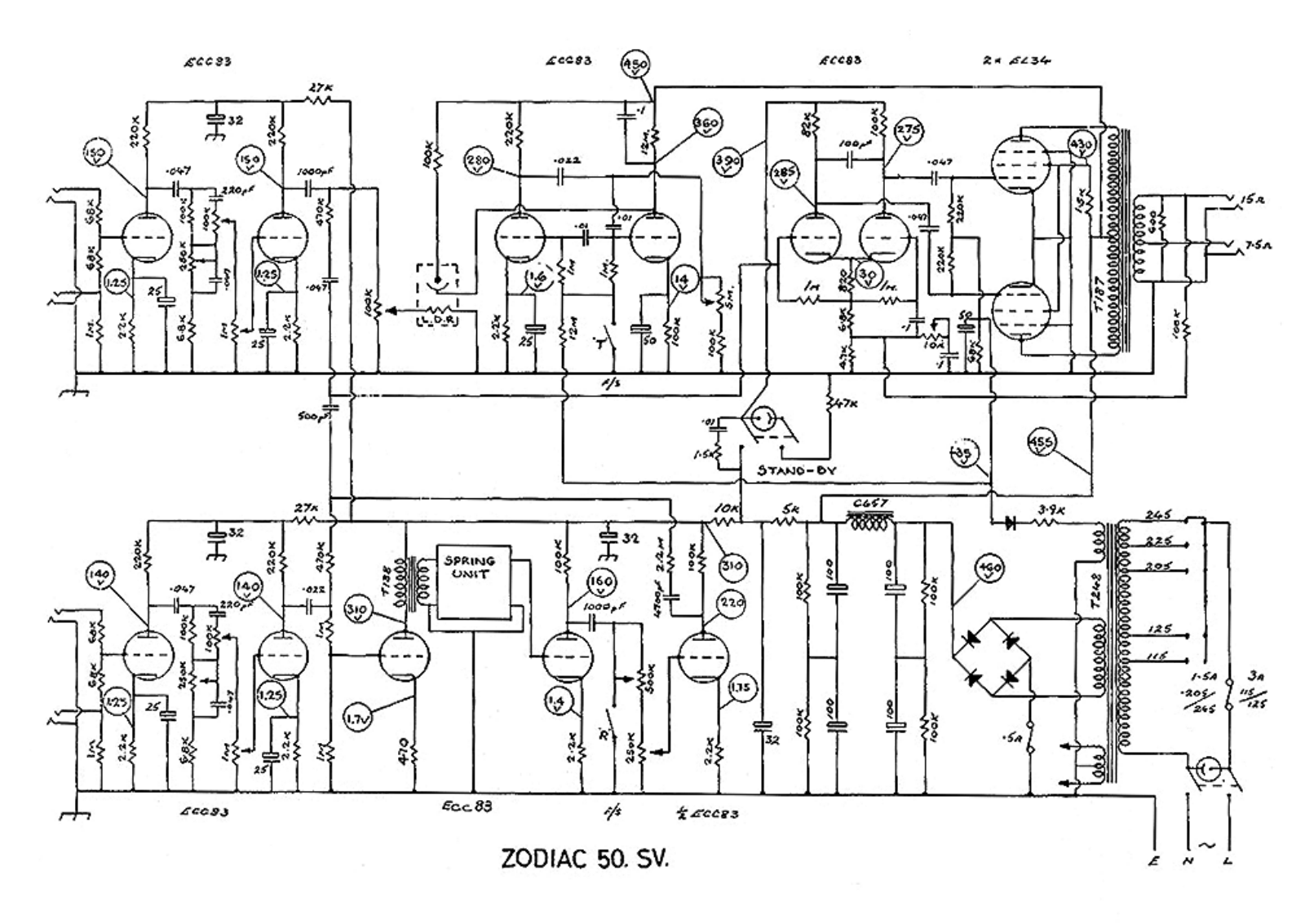 Selmer zodiac50sv schematic