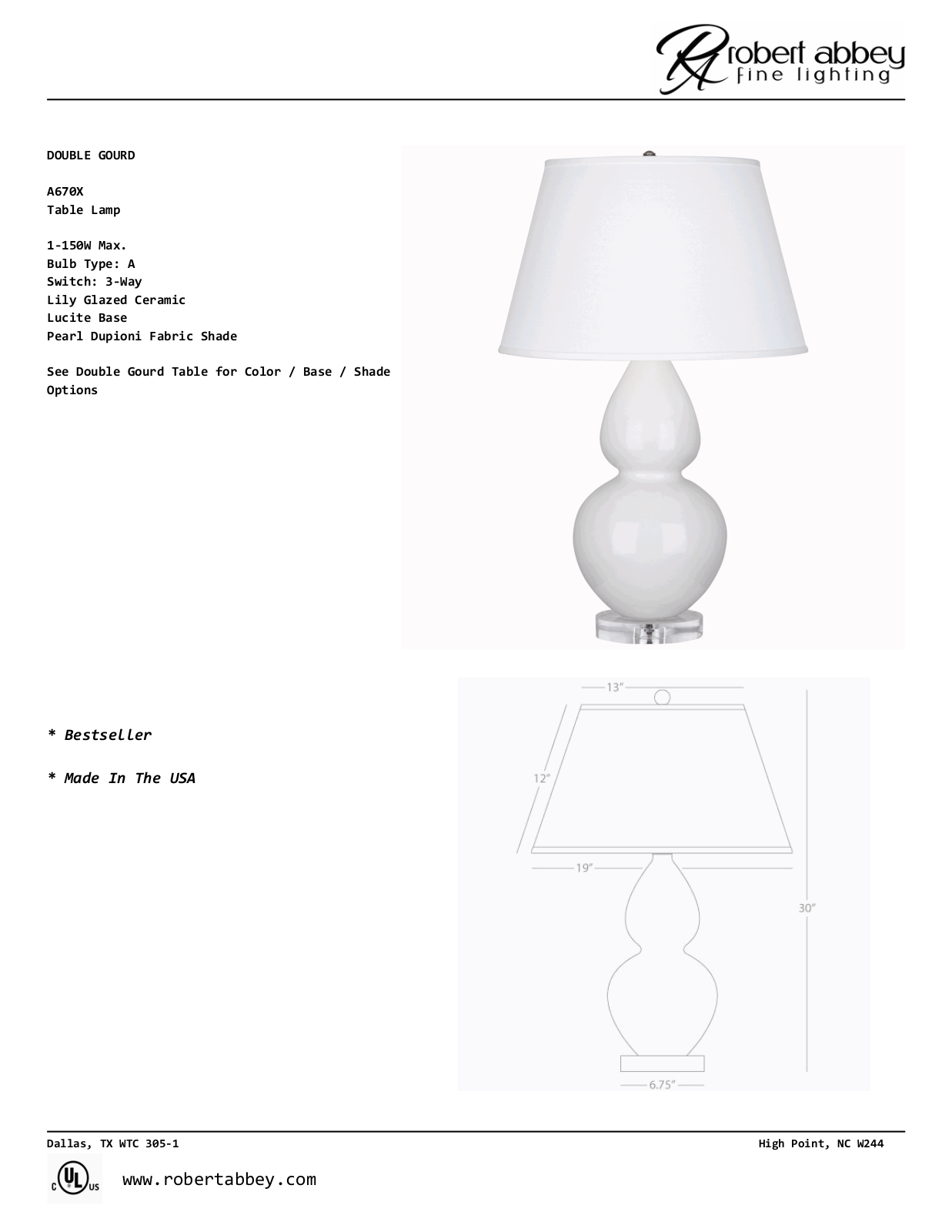 Jonathan Adler RAB3323 Specifications - ManualMachine.com