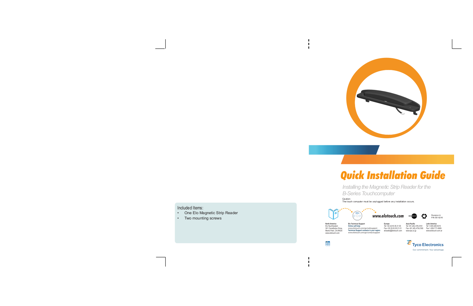 Tyco Electronics E610216 User Manual