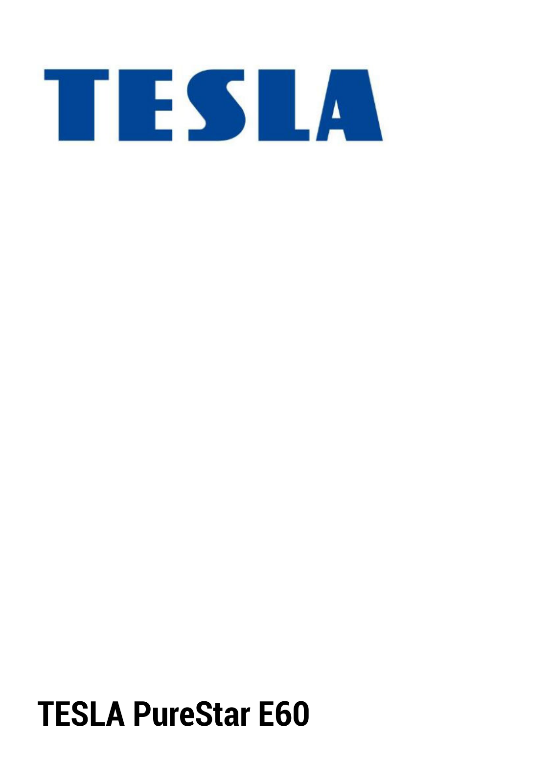 Tesla PureStar E60 User guide - ManualMachine.com