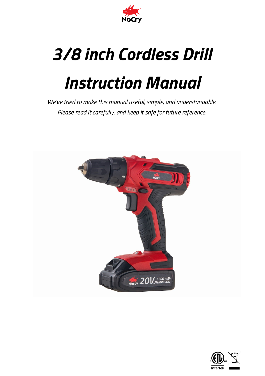 Nocry NCD-30NM User Manual - ManualMachine.com