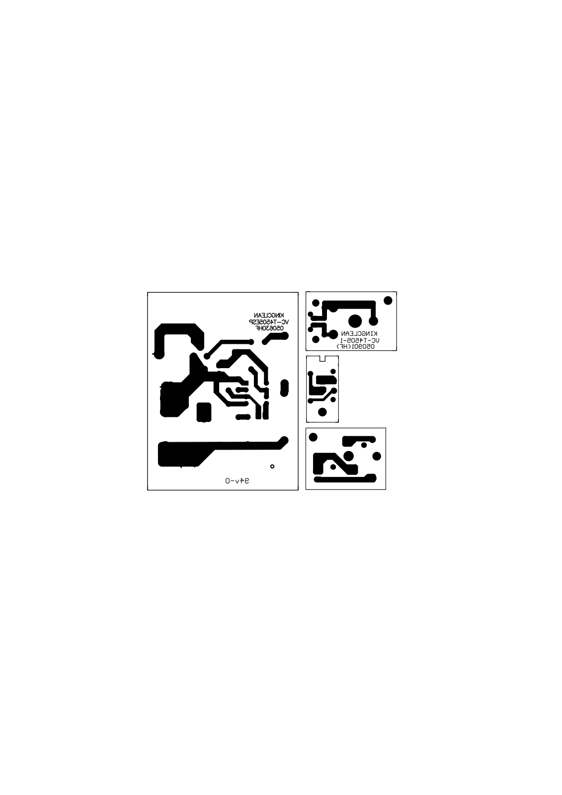 Vitek VT -1829 PCB LAYOUT DIAGRAM