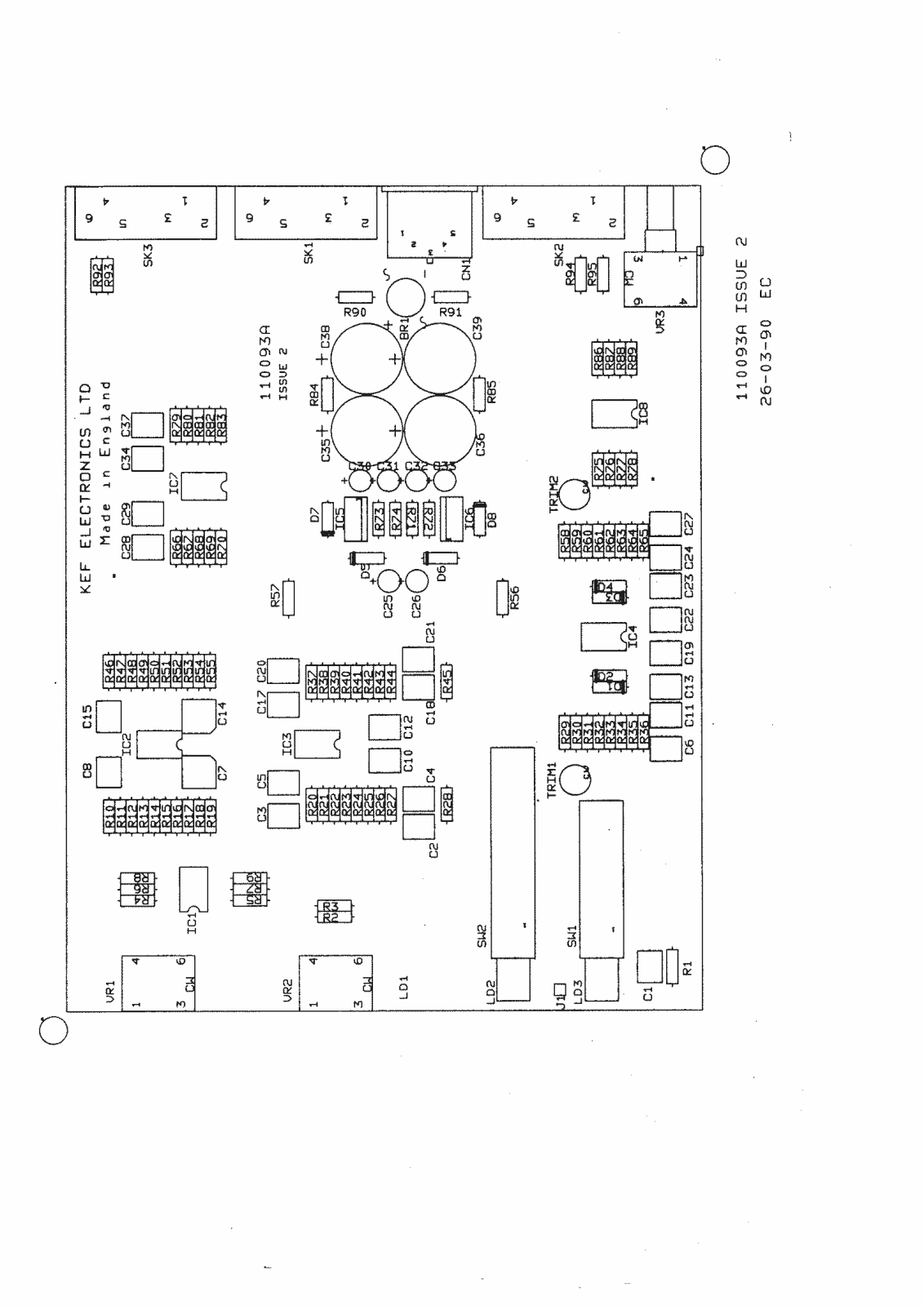 KEF Kube 200 Schematic