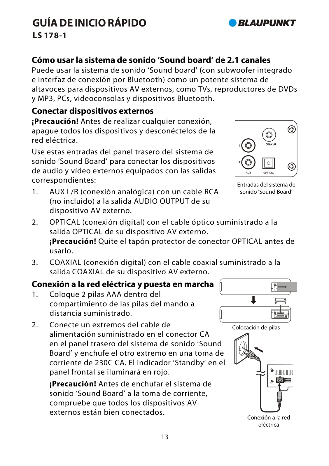 Blaupunkt LS 178-1 User guide