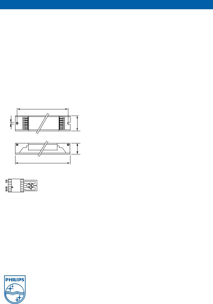 Philips HF-Regulator 254 TL5 EII User Manual