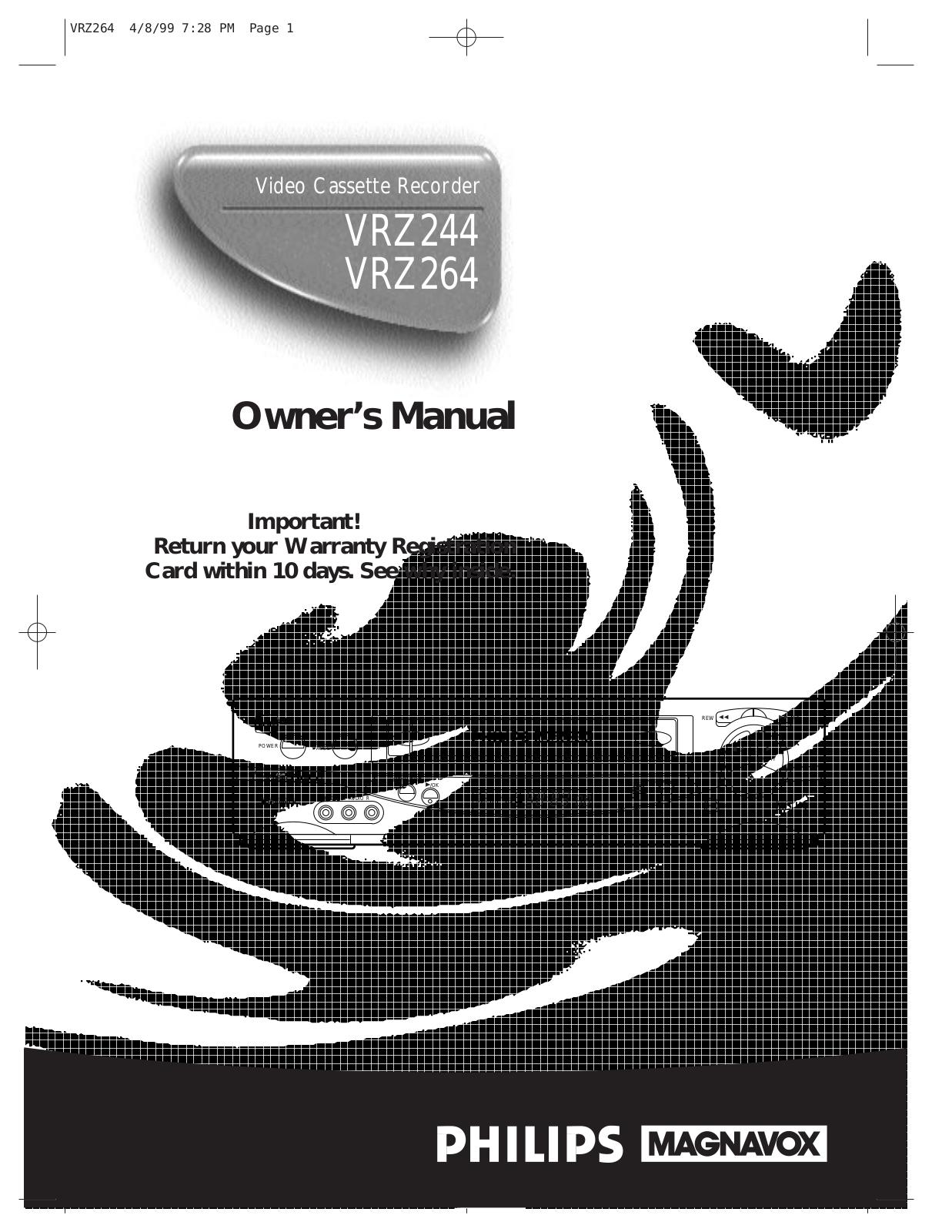 Philips VRZ264AT, VRZ244AT User Manual