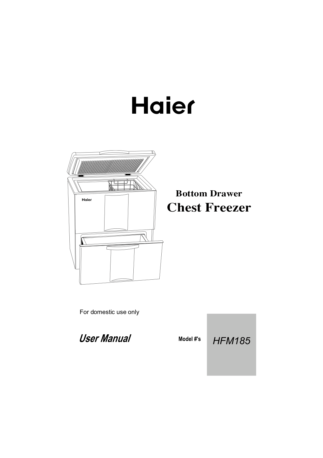 Haier HFM185 User Manual