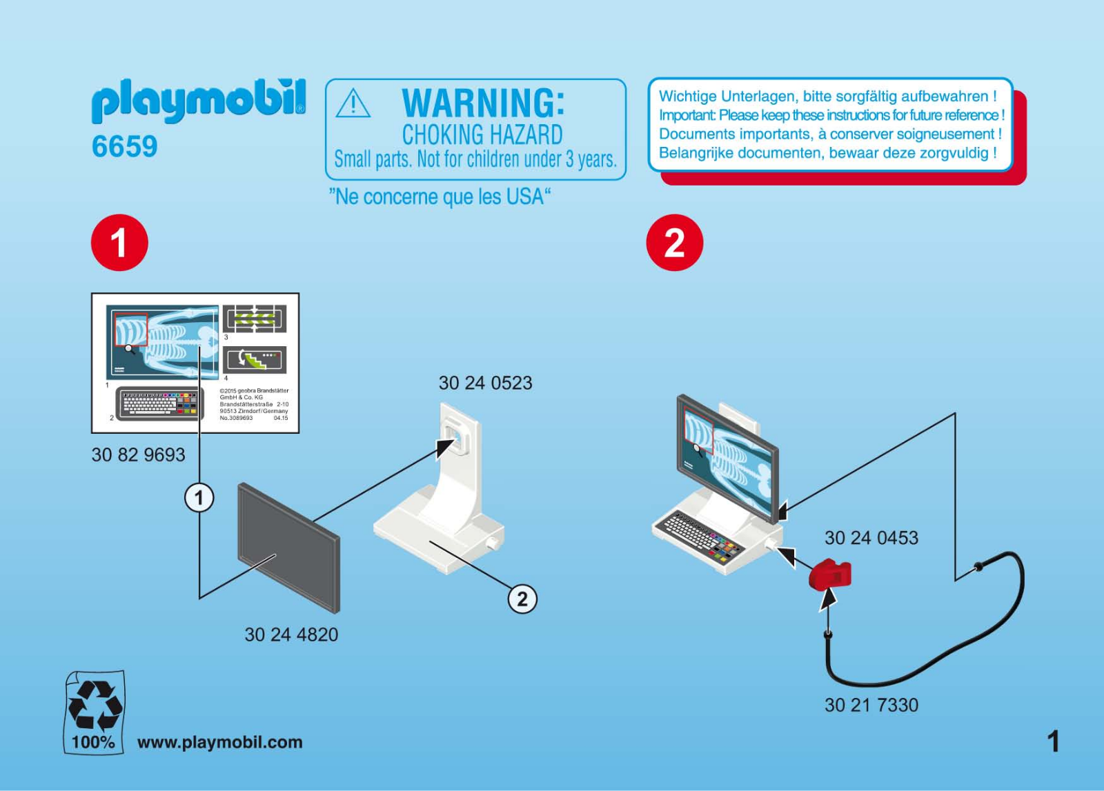 playmobil 6659 Instructions