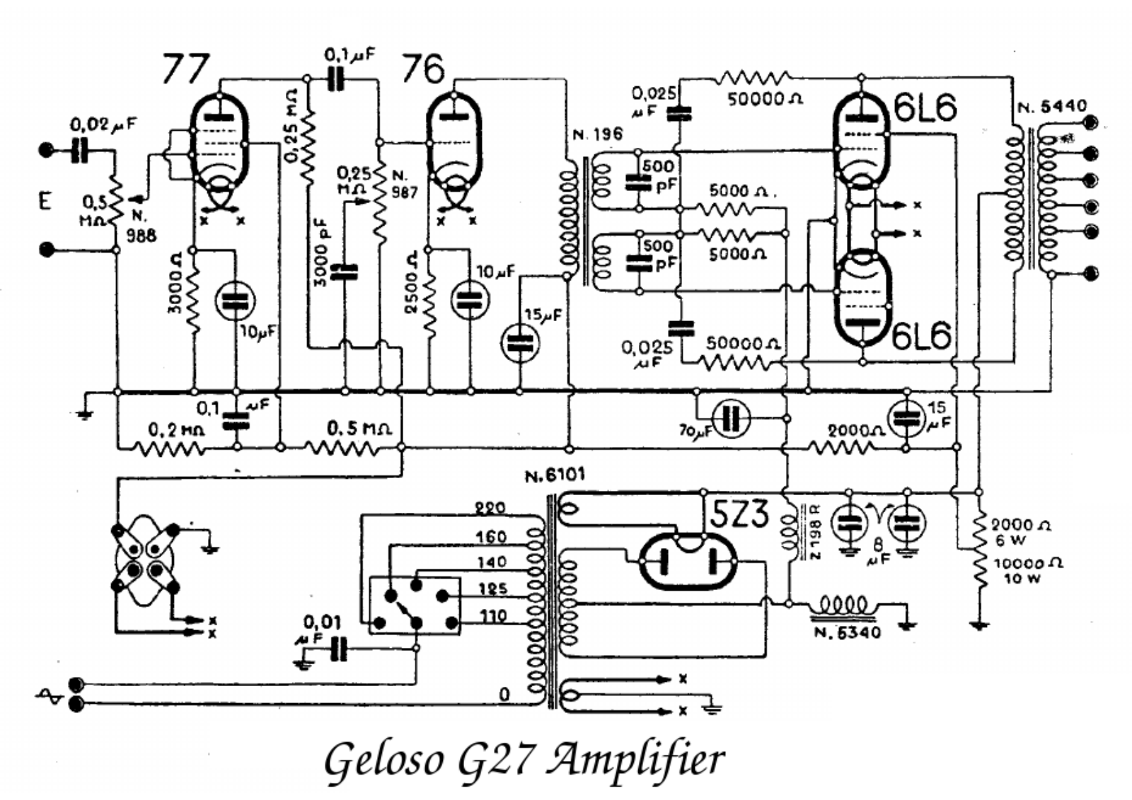 Geloso G27 Schematic