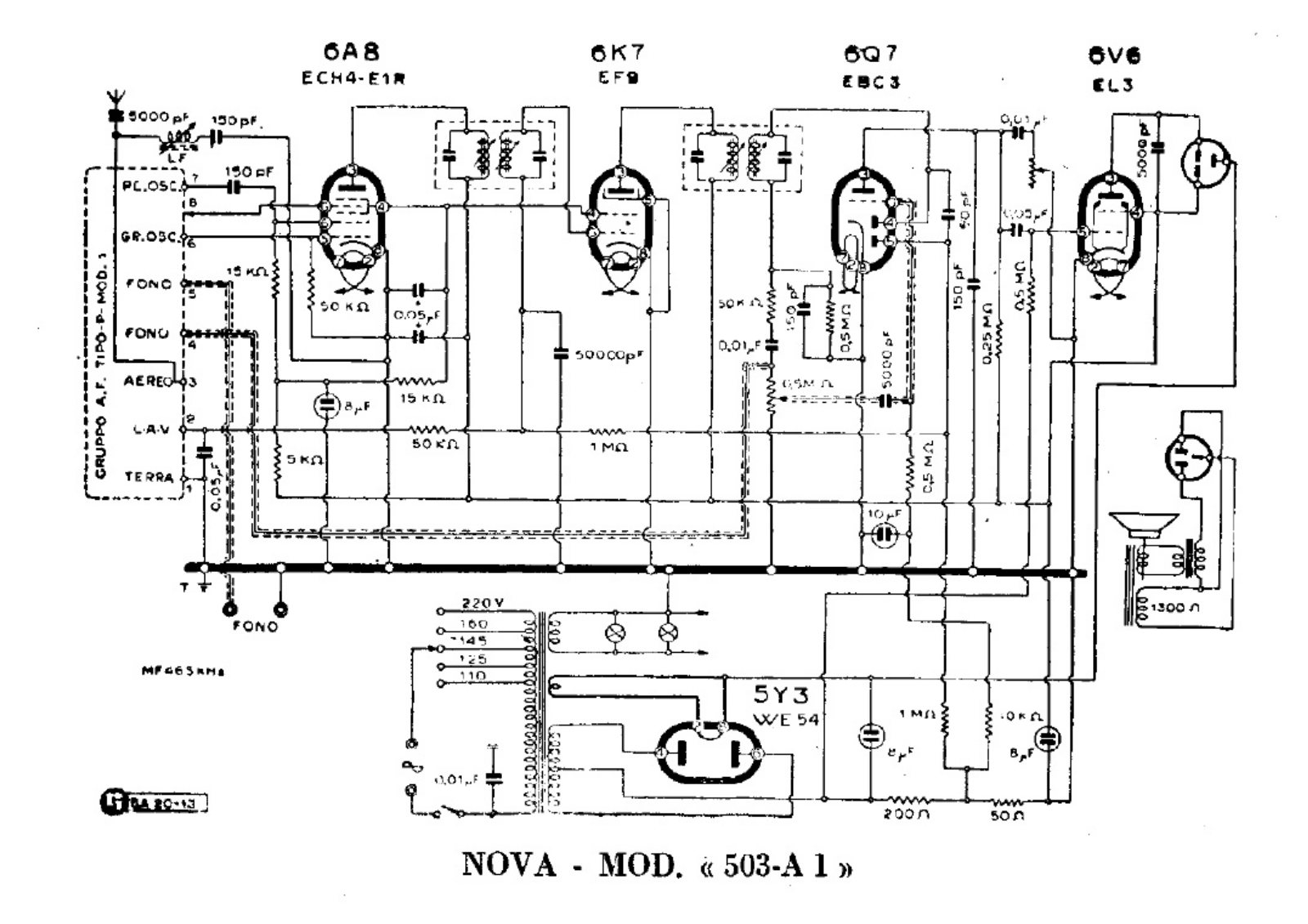 Nova 503 a schematic