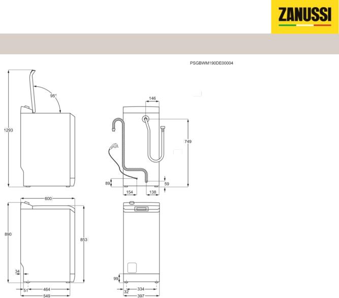Zanussi ZWY61233KC User Manual