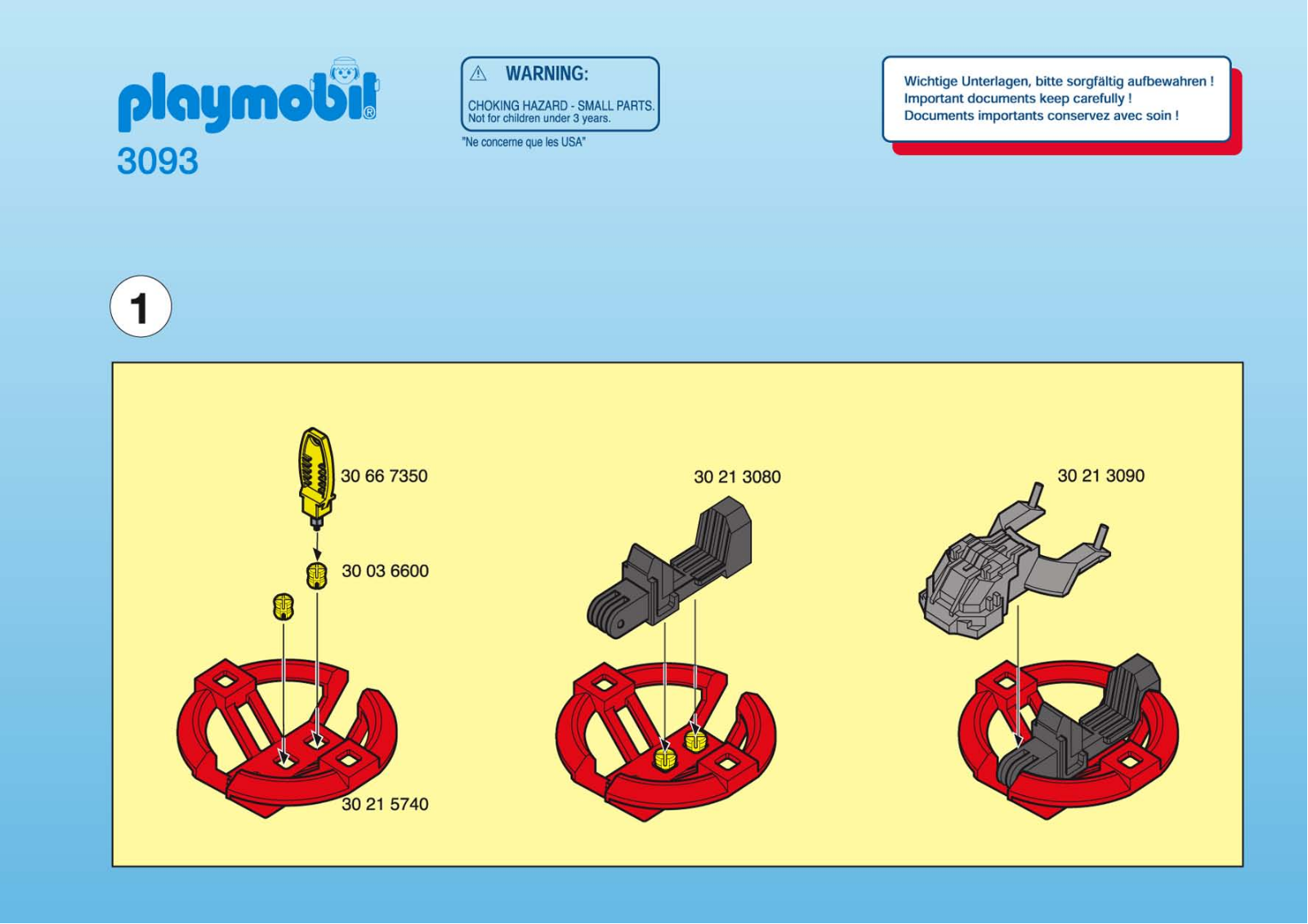 Playmobil 3093 Instructions