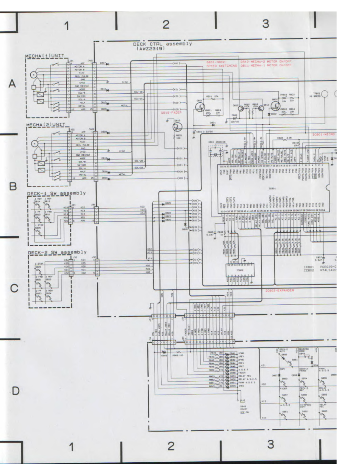 Pioneer DCZ-92 Schematic