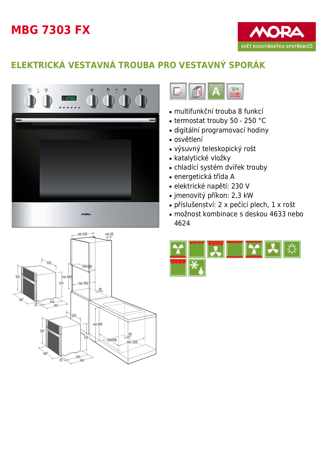 Mora MBG 7303 FX User Manual