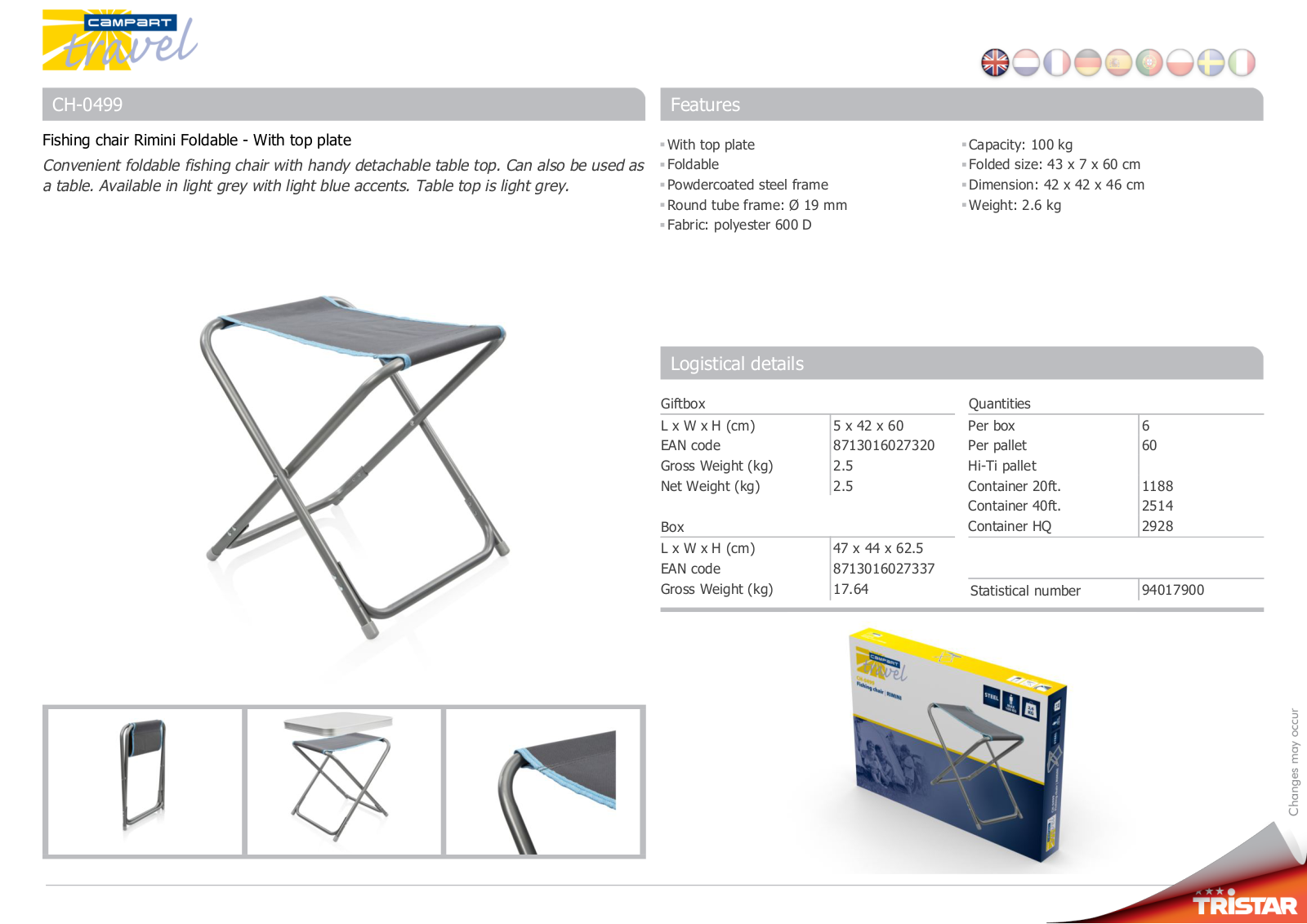 Tristar CH-0499 User Manual