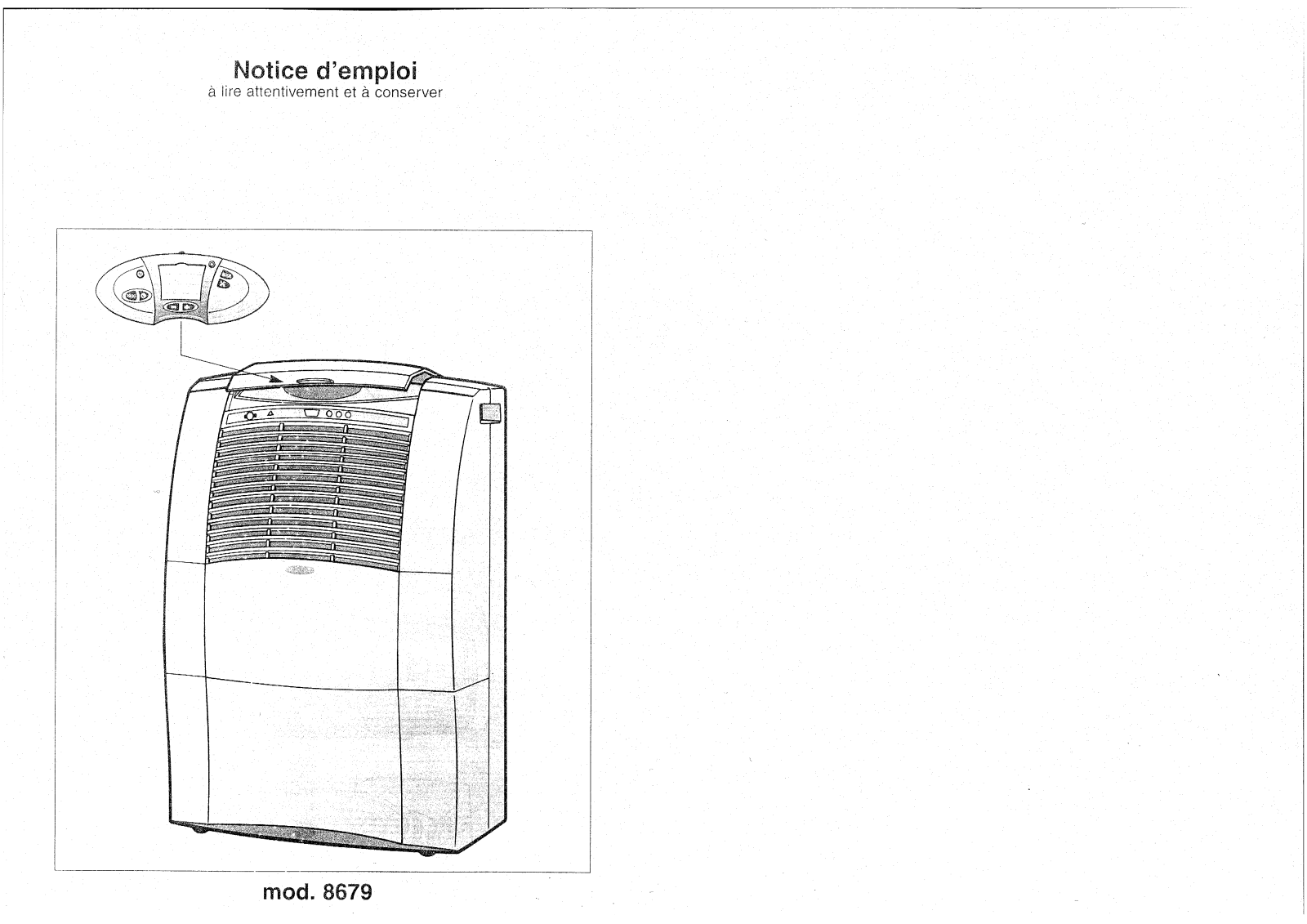 Calor 8679 User Manual