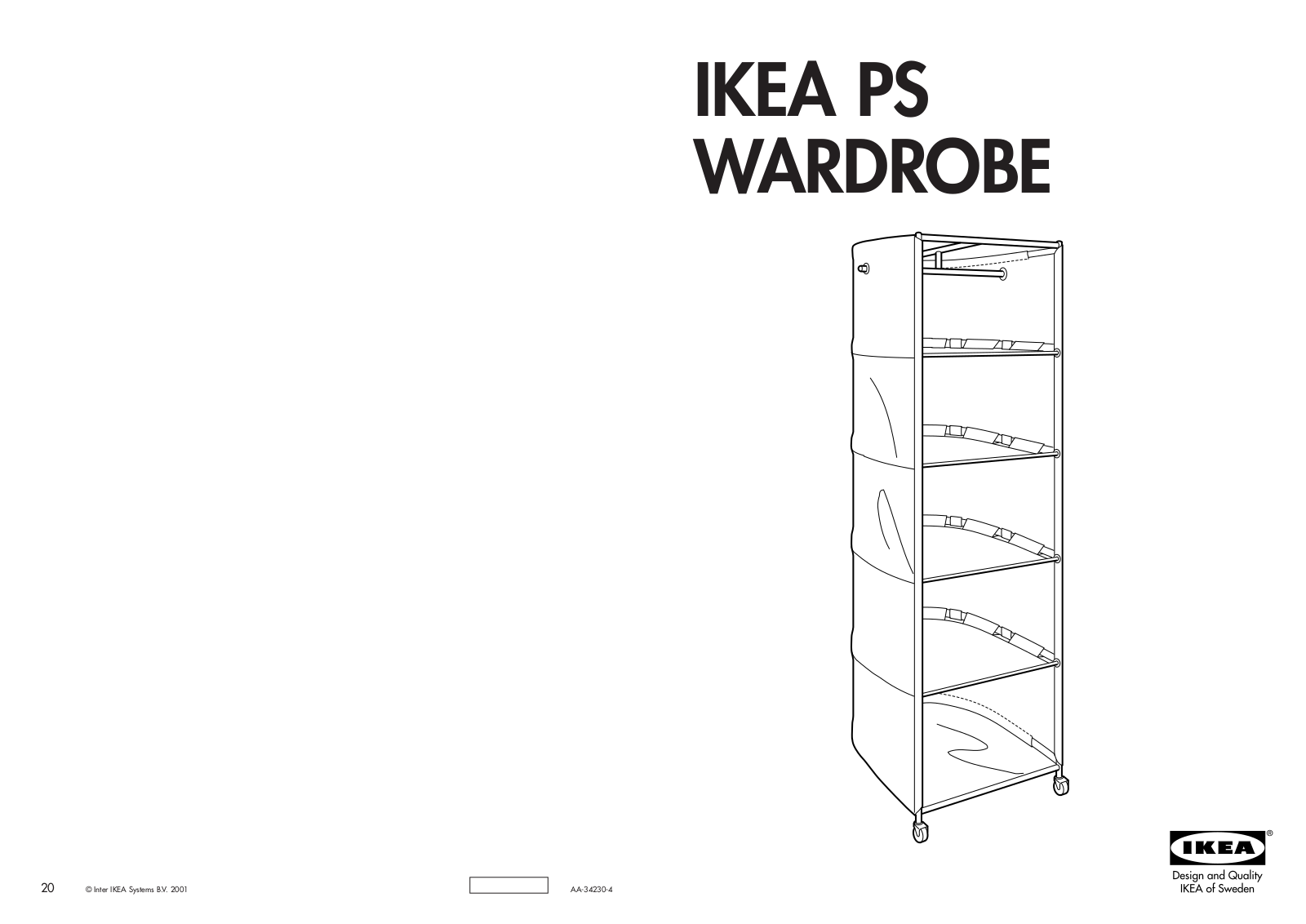 IKEA PS ORGANIZER Assembly Instruction