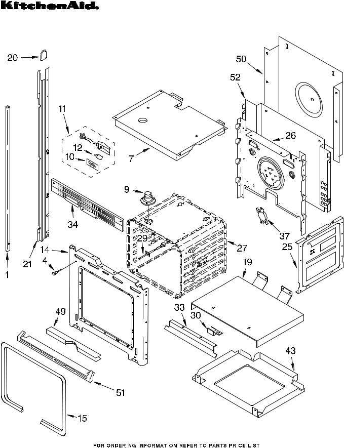 KitchenAid KEMS377DWH6 Parts List