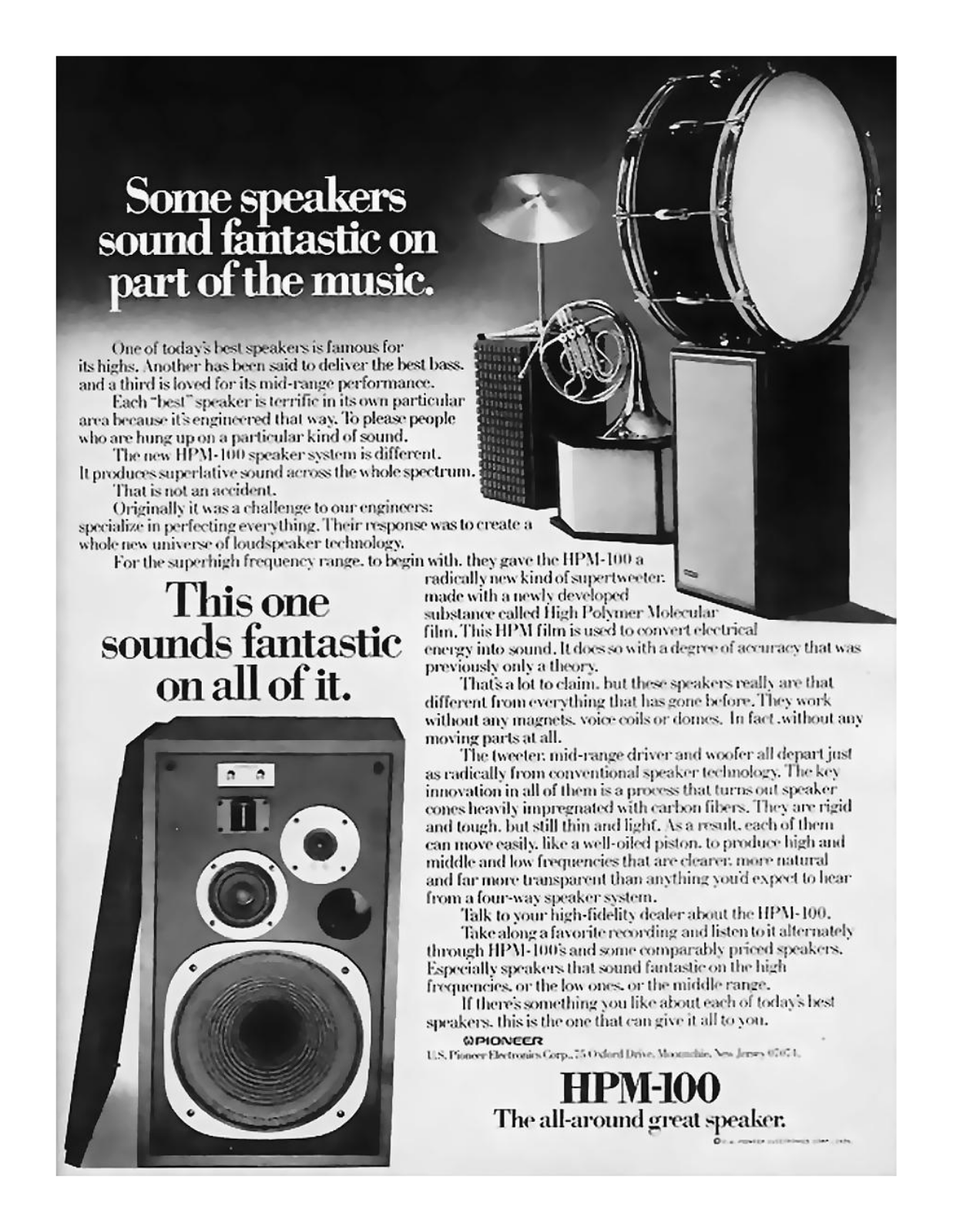 Pioneer HPM-100 Brochure