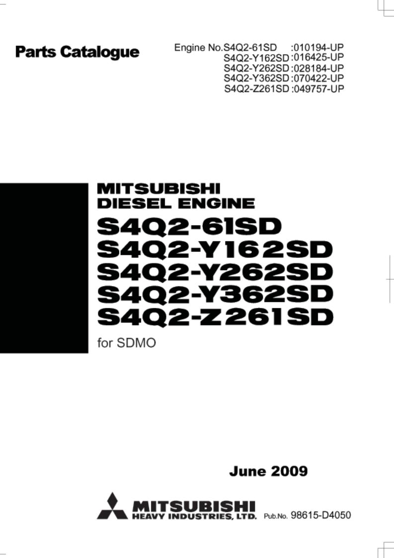 MITSUBISHI S4Q2-Z261SD, S4Q2-Y362SD, S4Q2-Y262SD, S4Q2Y162SD, S4Q261SD Catalog