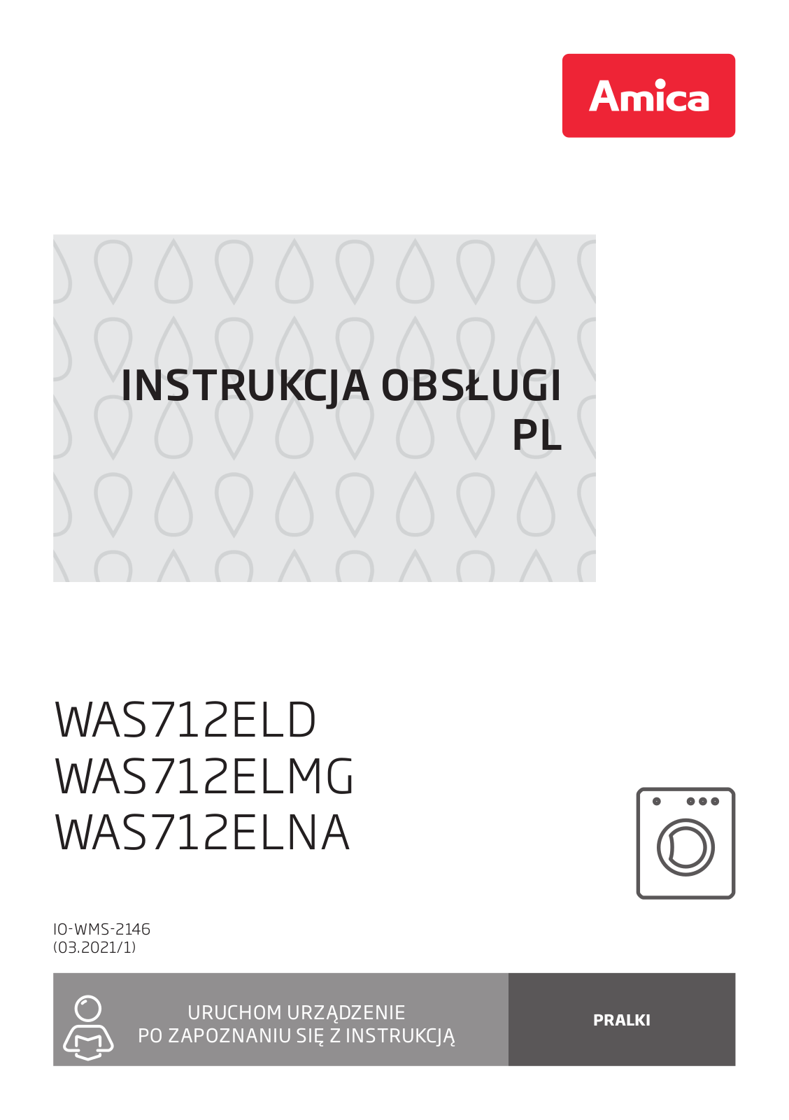 AMICA WAS712ELD, WAS712ELMG, WAS712ELNA User guide - ManualMachine.com