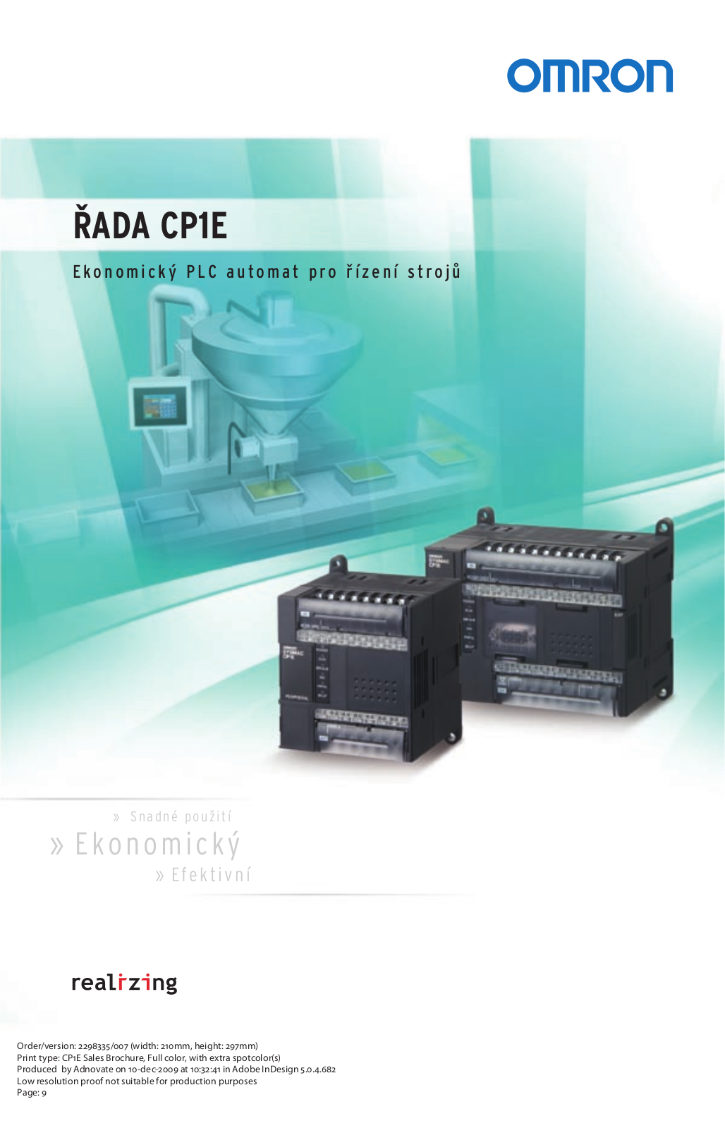 Omron CP1E BROCHURE