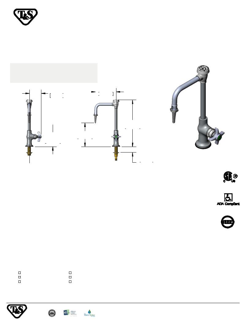T&S Brass BL-5709-08 User Manual