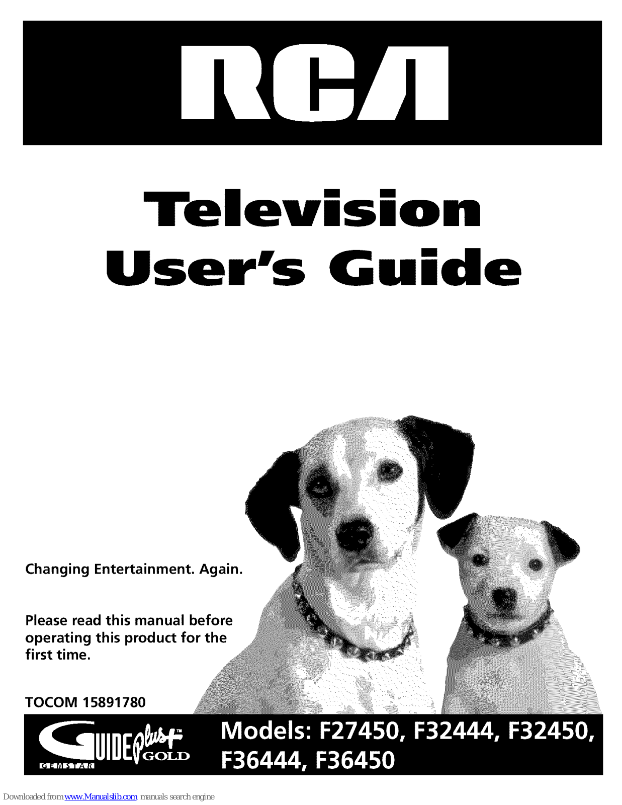RCA F36444YX01, F36450YX01, F32450YX01, F32444YX01, F27450TX01 User Manual - ManualMachine.com