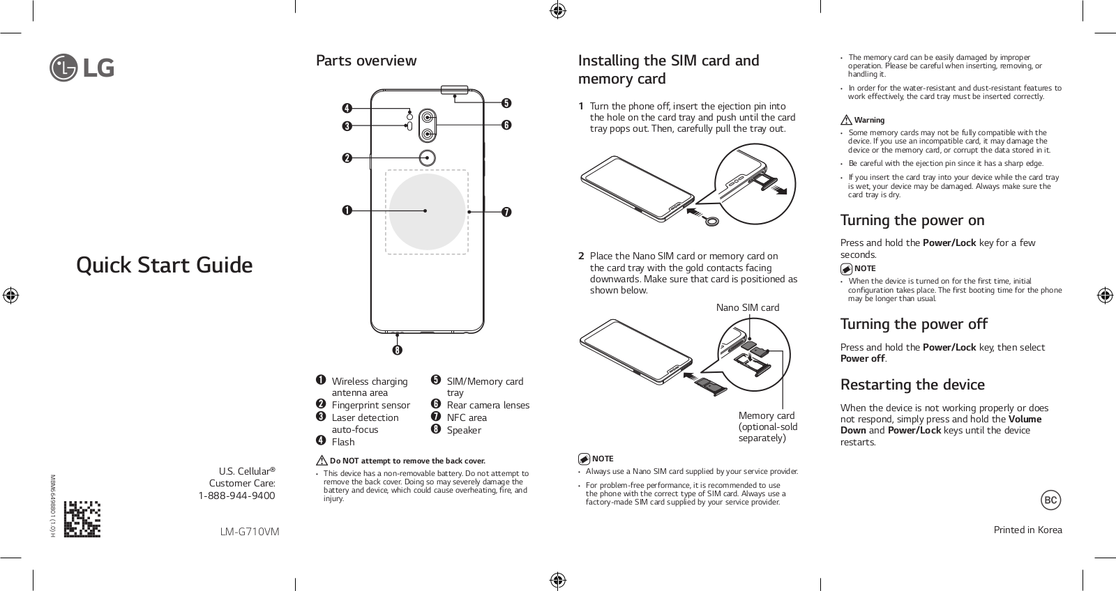 LG LM-G710VM User Manual